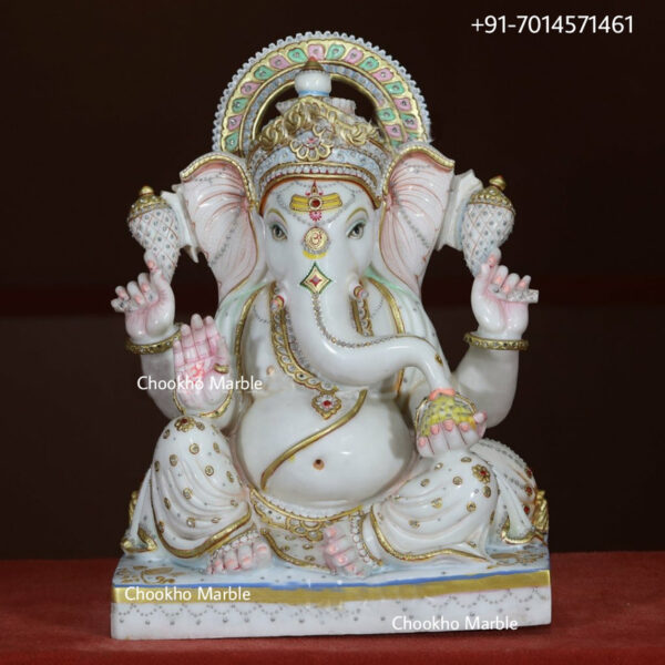 Marble Ganesh Statue of Ganesh Ji