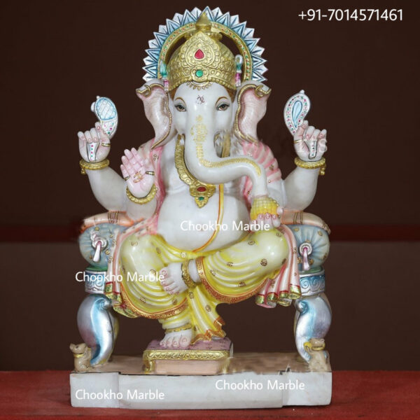 Marble Statue Of Ganesh Ji