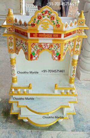 Painted Marble Home Temple