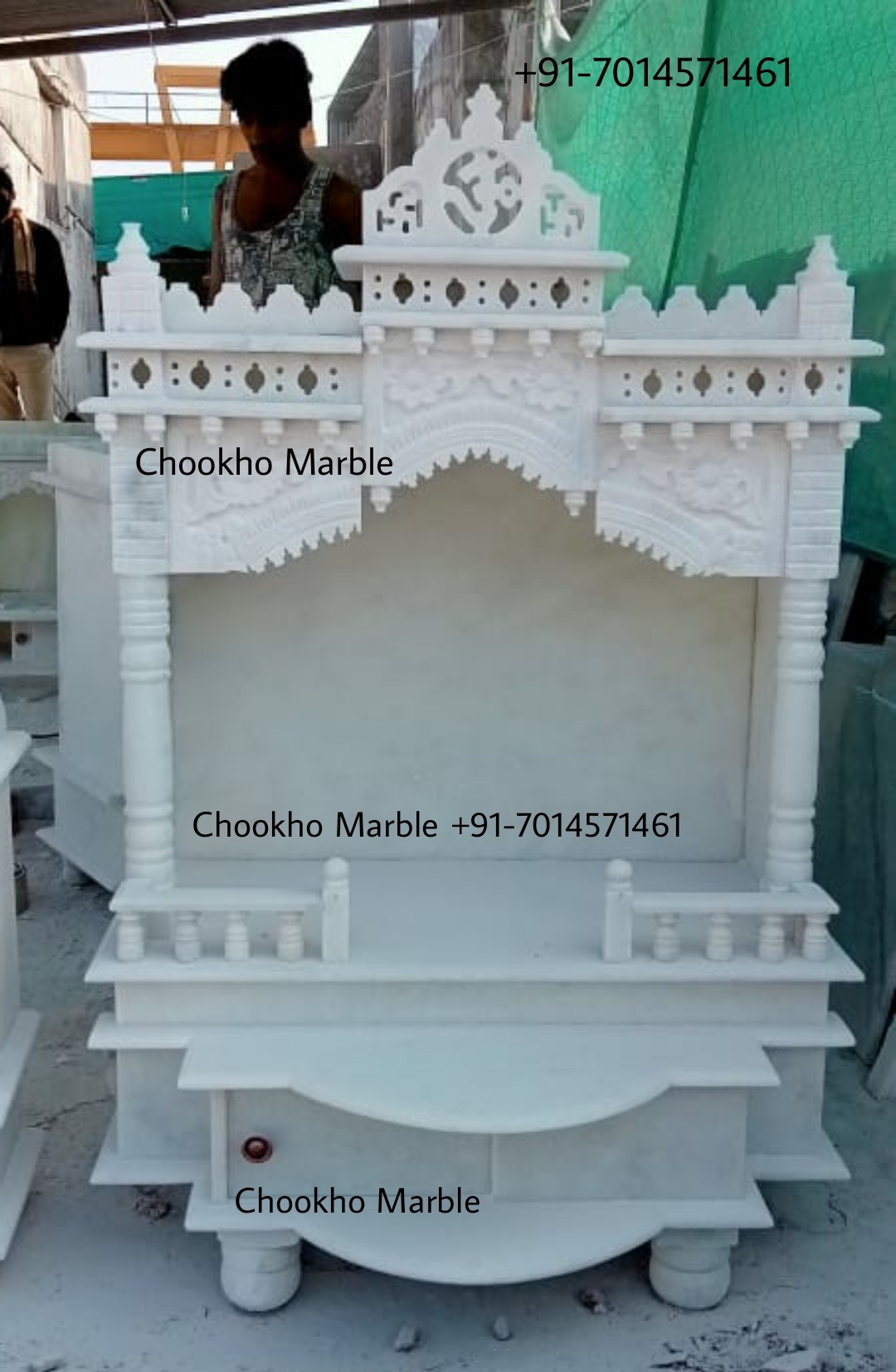 White Marble Home Temple 2 5 Ft By 4