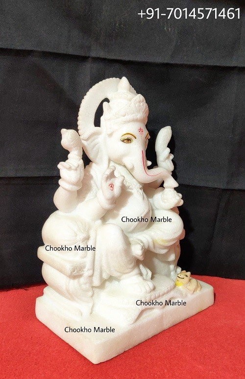 Ganesh Statue In Marble