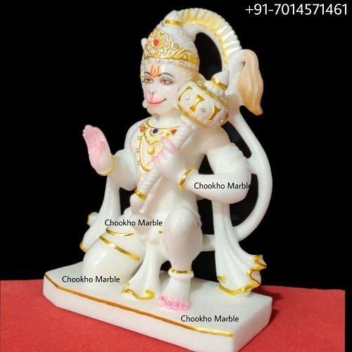 Marble Ashirwad Hanuman statue