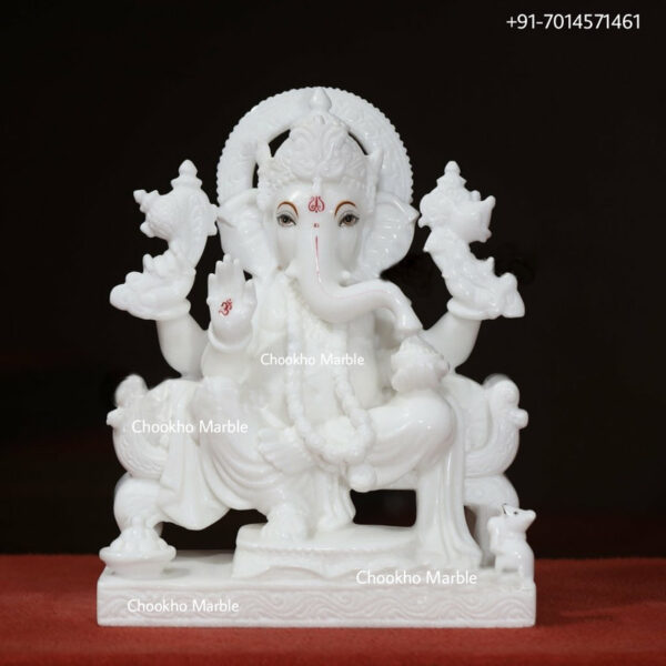 White Marble Ganesh Ji For Home