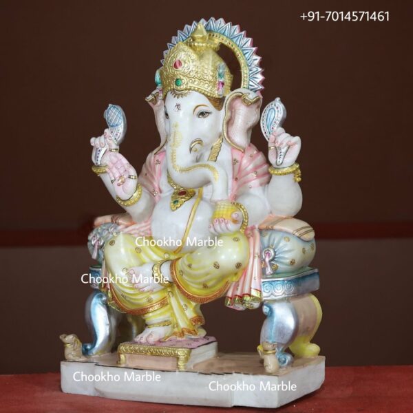 Marble Statue Of Ganesh Ji