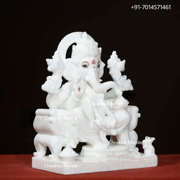 White Marble Ganesh Ji For Home