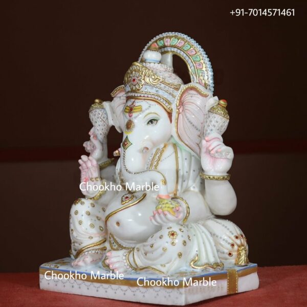 Marble Ganesh Statue of Ganesh Ji