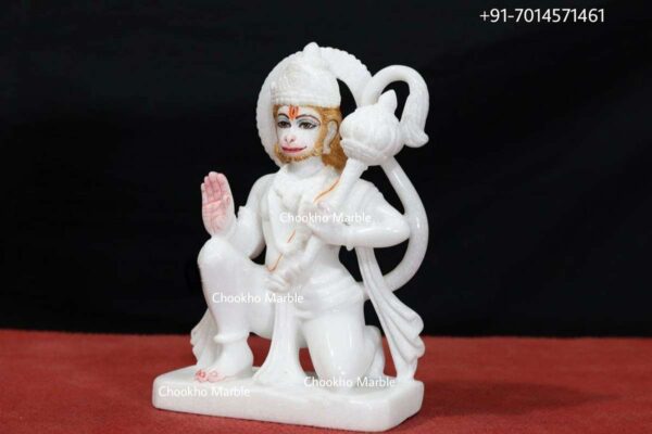 White Marble Hanuman Murti
