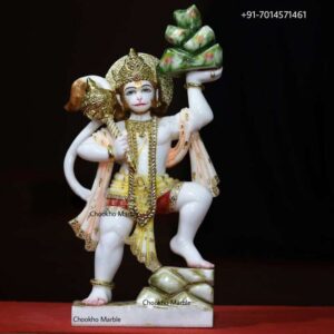 Marble Standing Hanuman Statue