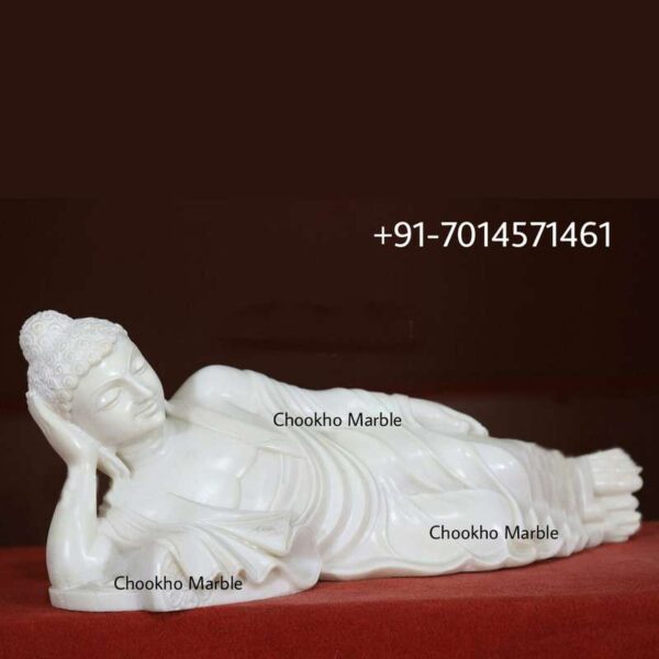 Marble Sleeping Buddha Statue