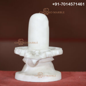 Shivling Marble Statue