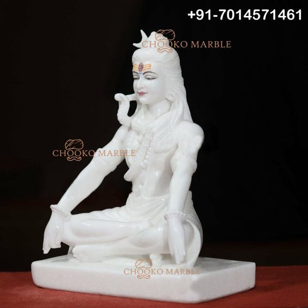 Shiv Ji Marble Statue