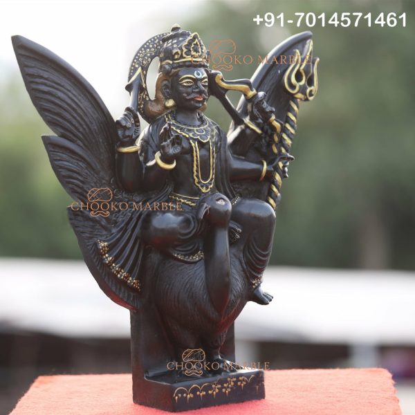 Shani Dev Marble Statue