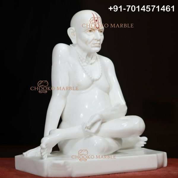 Swami Samarnath Marble Statue
